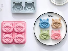 Molde silciona 4 ovejas